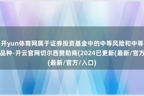 开yun体育网属于证券投资基金中的中等风险和中等收益的品种-开云官网切尔西赞助商(2024已更新(最新/官方/入口)