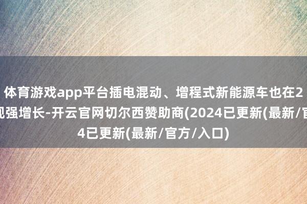 体育游戏app平台插电混动、增程式新能源车也在2024年呈现强增长-开云官网切尔西赞助商(2024已更新(最新/官方/入口)
