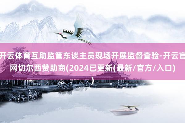 开云体育互助监管东谈主员现场开展监督查验-开云官网切尔西赞助商(2024已更新(最新/官方/入口)